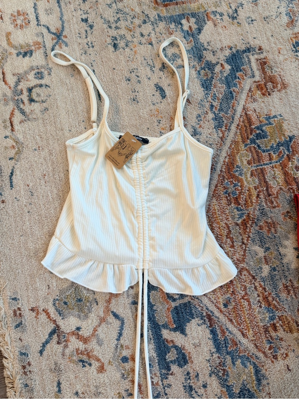 Ruffle hem cami